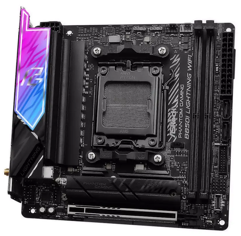Montaje Placa Base ASRock B850I Lightning WIFI Móstoles Móstoles Gaming - Montaje Placa Base ASRock B850I Lightning WIFI Móstoles